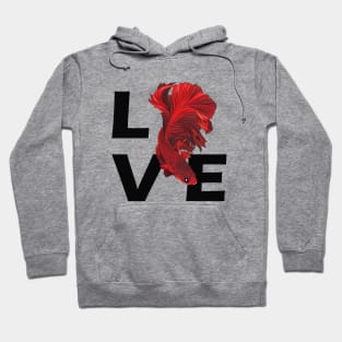 Betta Fish - Love Hoodie